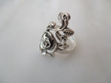 925 Sterling Sterling Silver Rose Ring