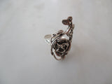 925 Sterling Sterling Silver Rose Ring