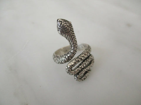 925 Sterling Silver Snake Ring