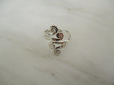 925 Sterling Silver Twirls Ring