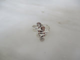 925 Sterling Silver Twirls Ring