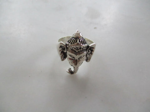 925 Sterling Silver Ganesh Ring