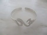 925 Sterling Silver Om Bracelet