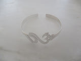 925 Sterling Silver Om Bracelet