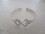 925 Sterling Silver Om Bracelet