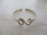 925 Sterling Silver Om Bracelet