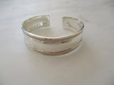 925 Sterling Silver Double Braided Cuff Bracelet